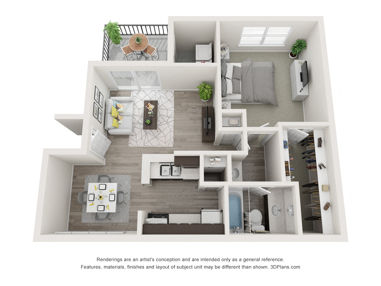 Floor plan layout diagram for Dogwood